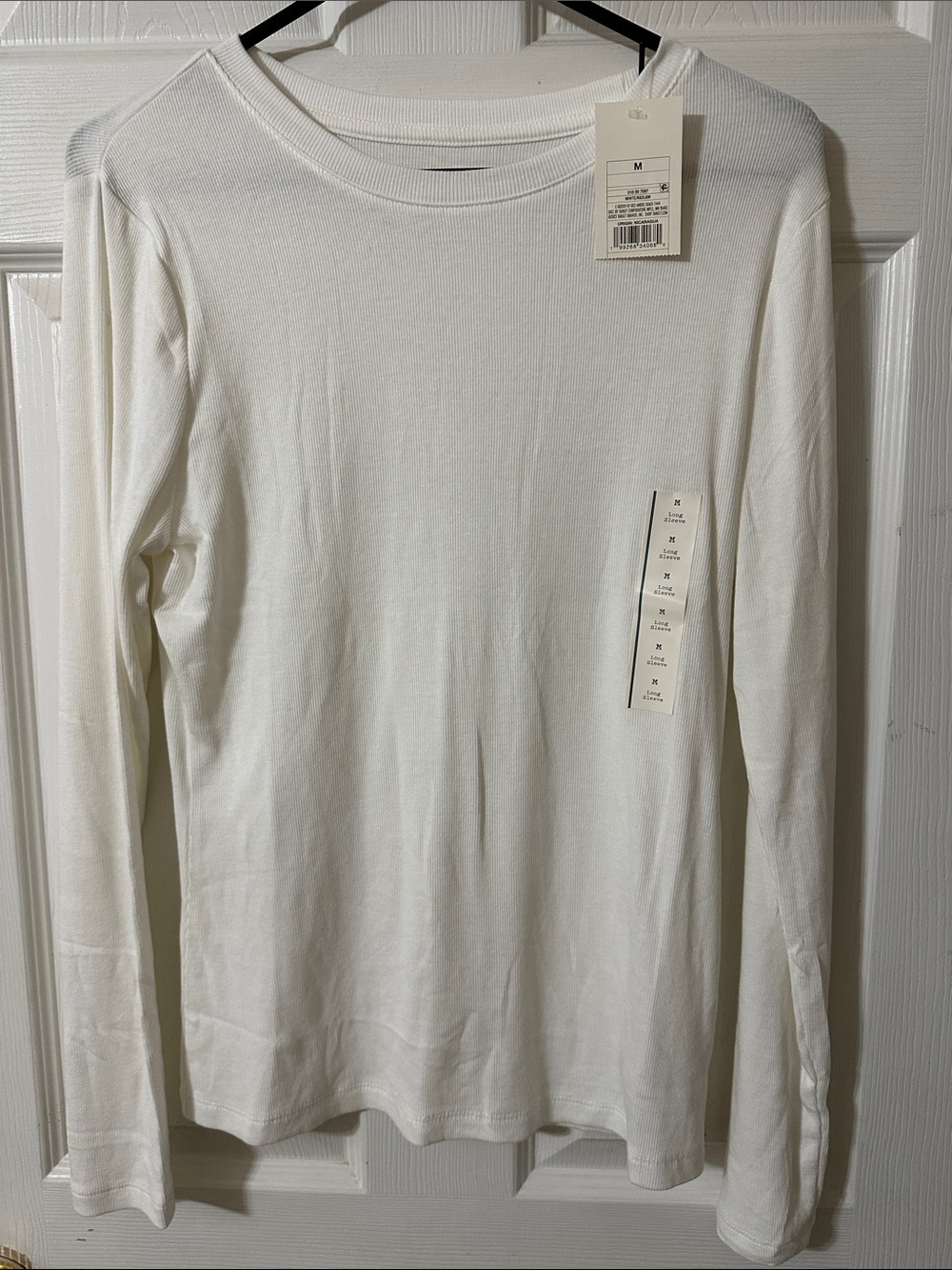 a new day Women’s Long Sleeve Crewneck Tee in White